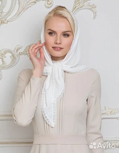 Платок новый/косынка/для церкви/для храма/крестины