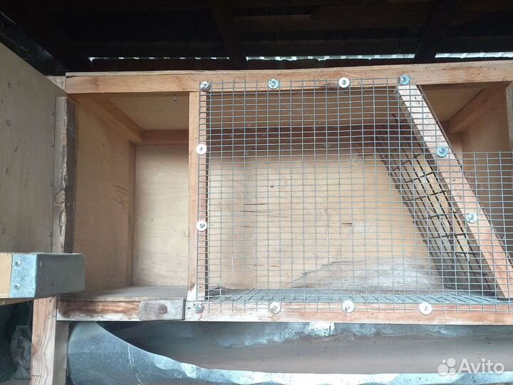 Крольчатник 4х секционный