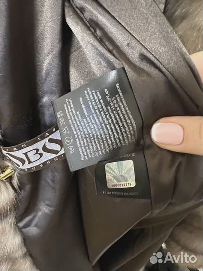 Шуба соболь manzari Lavander silver 2