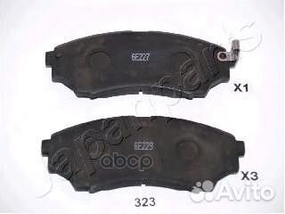 Колодки торм.дисковые pa323af Japanparts