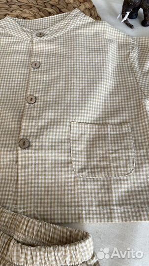 Костюм в садик на мальчика рубашка шорты 80-120