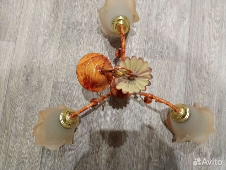 Люстра потолочная бу