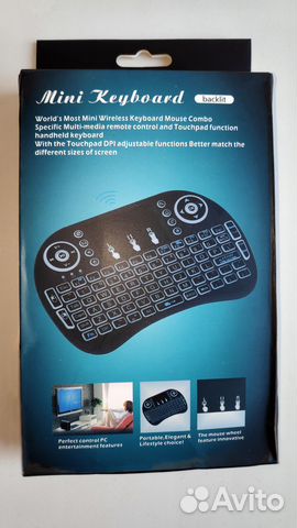 Новая беспроводная клавиатура с подсветкой