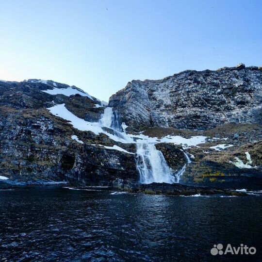 Киты и Водопады полуостров Рыбачий