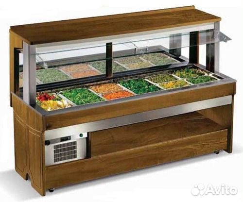 Салат-бар холодильный с 2-мя полками tango maxi 14