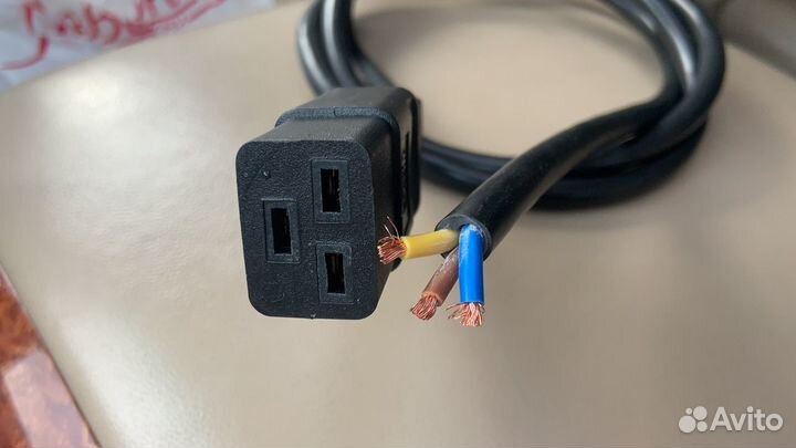 Сетевой Кабель для асика С19 3*2,5 гост и китай