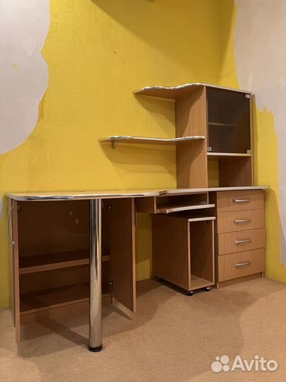 Компьютерный стол со шкафом бу