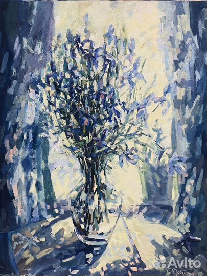 Картина маслом цветы