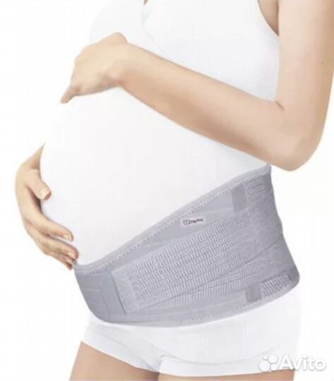 Бандаж для беременных (L) - серый