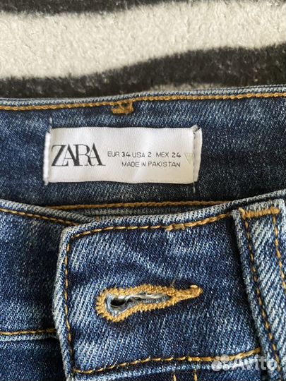 Джинсы zara 34