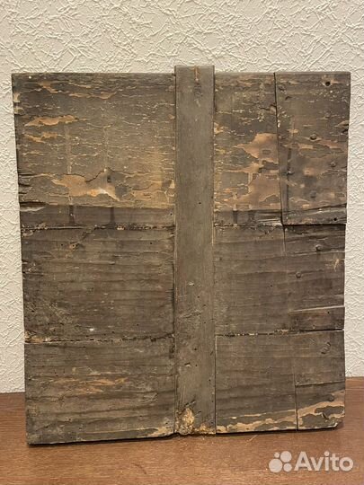 Икона Казанской Божией Матери старинная 35х39