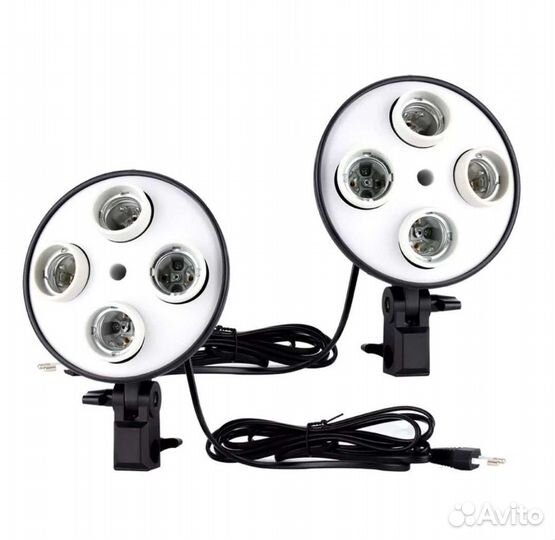 Комплект софтбоксов постоянного света на 4 лампы