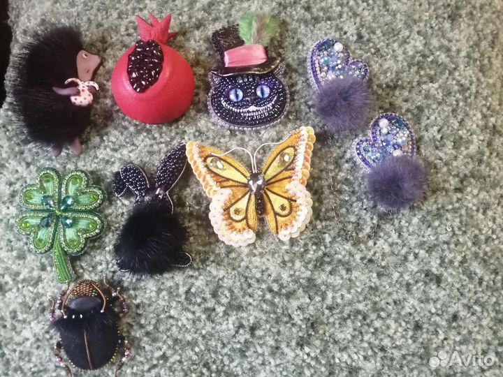 Брошь леопард