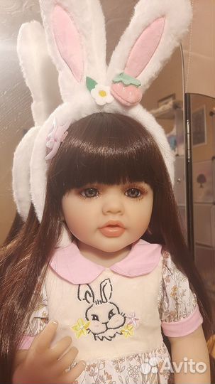 Кукла Реборн полностью силиконовая 55см