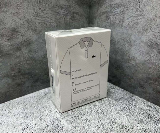 Духи мужские Lacoste L.12.12 blanc Лакост Бланк