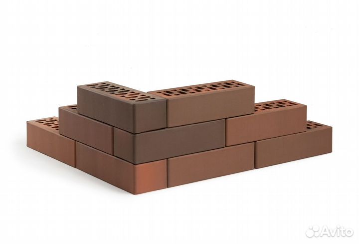 Кирпич облицовочный форматом 0.7нф. Доставка