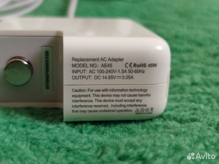 MagSafe 2 Power Adapter 45w (почти новый)