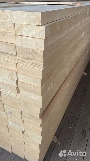 Доска сухая строганная 45х140 мм, 6 метров
