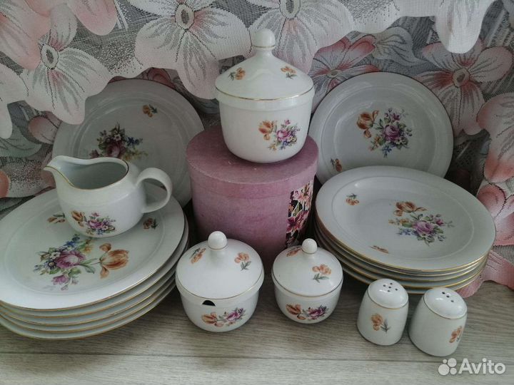 Сервиз столовый Kahla Мейсенский букет цветок 50 г