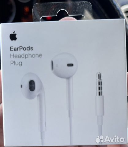 Наушники проводные Apple EarPods with 3.5 mm (AUX)