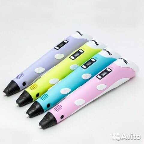 3D Ручка второго поколения с дисплеем + пластик