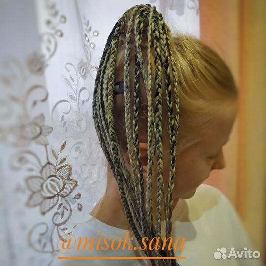 Резинки для волос с афрокосичками