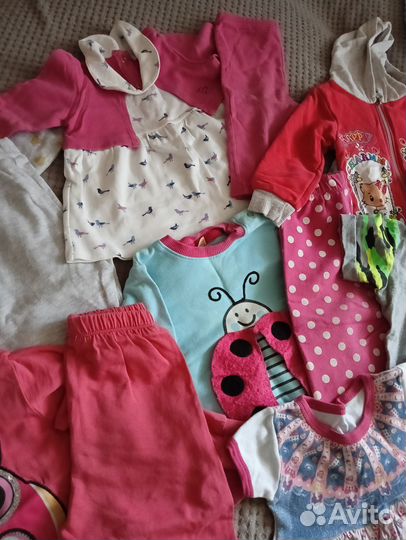 Пакет вещей на девочку до года