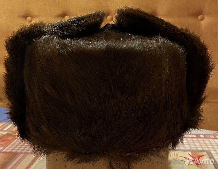 Шапка ушанка из сурка