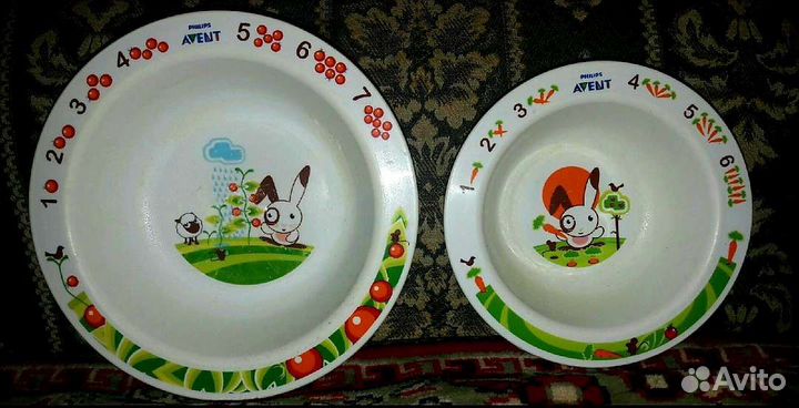 Тарелки для ребенка Avent Набор