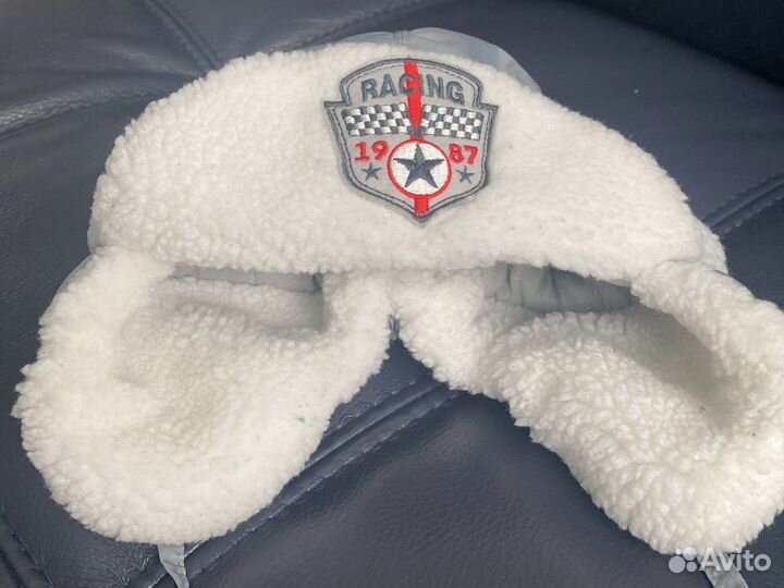 Шапочка для новорожденного зима