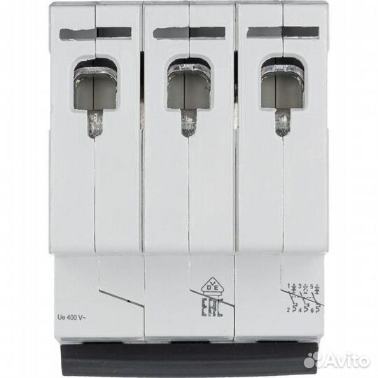 Выключатель автоматический модульный 3п C 63А 4.5кА RX3 Leg 419714