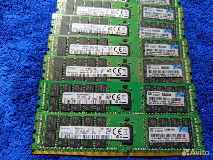 16GB ddr4 Samsung ECC REG Оперативная память озу
