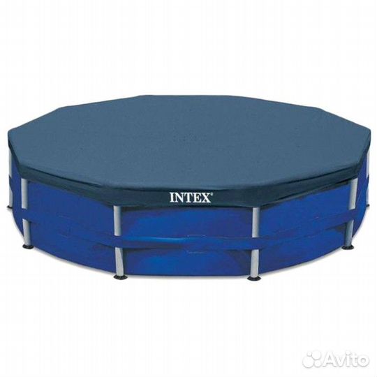 Тент на каркасный круглый бассейн, d366см, 28031