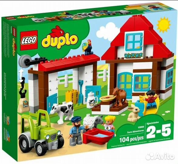 Конструктор lego День на ферме duplo Town (10869)