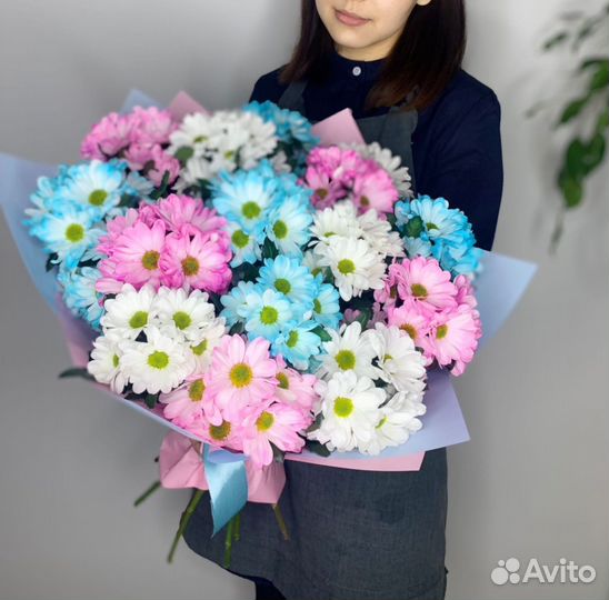 Букет кустовых хризантем с доставкой