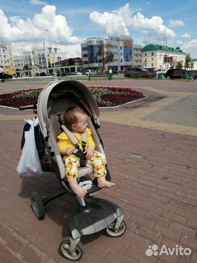 Стокке Коляска 3 в 1 полный комплект