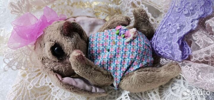 Зайка в стиле тедди