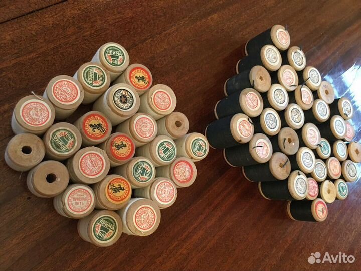 Катушки с нитками СССР