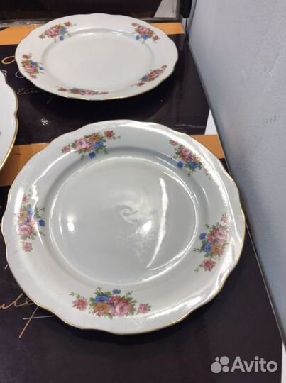 Набор тарелок Дулево фарфор СССР