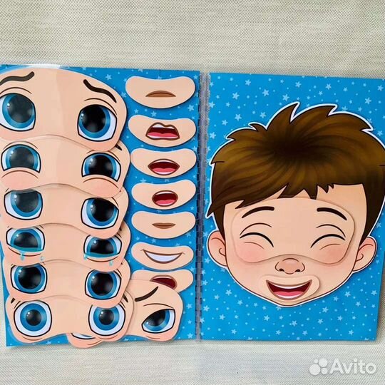 Игры на липучках Конструктор эмоций