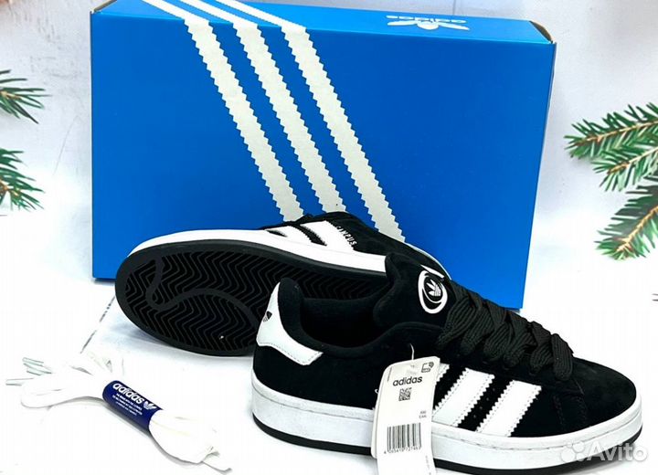 Кроссовки Adidas Campus 00s Black Люкс