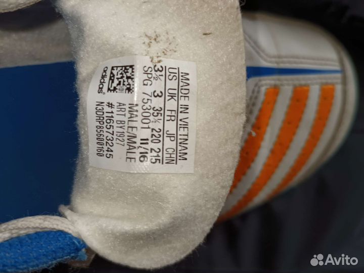 Сороконожки adidas р35,5