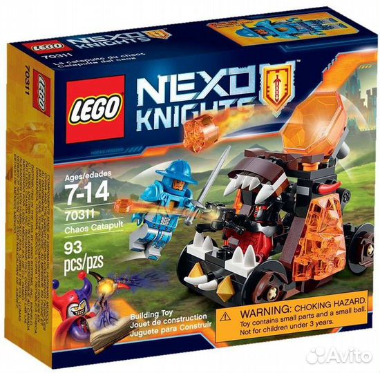 Lego Nexo Knights Безумная катапульта 70311 новый