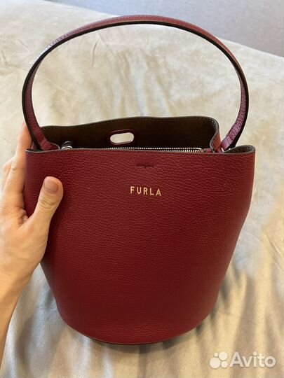 Сумка натуральная кожа furla