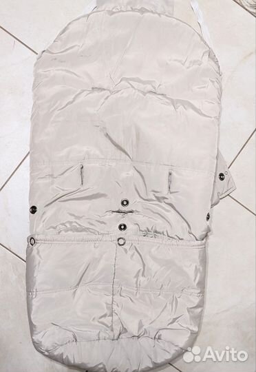 Конверт зимний на овчине для коляски прогулочной