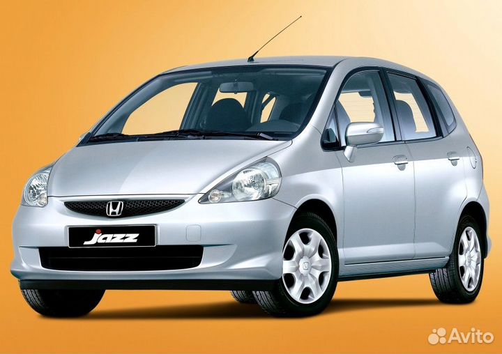 Порог Honda Jazz (Fit) 2001-2008 (0,8мм)