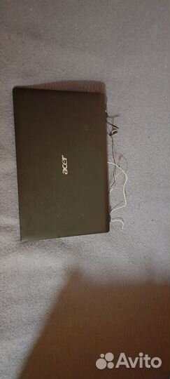 Крышка с матрицей ноутбука aser