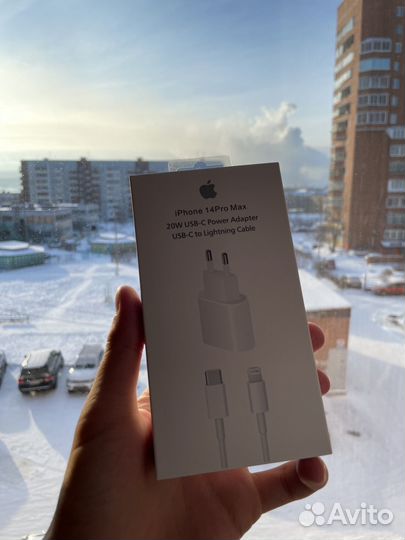 Блок зарядки iPhone 20w + lightning