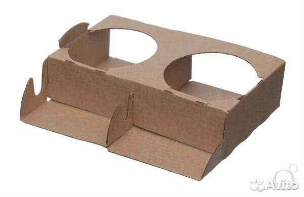 Держатель для стаканов под кофе, чай картон