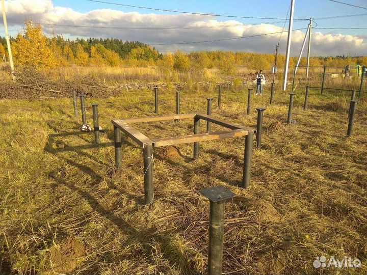 Винтовые сваи / Свайный фундамент под ключ